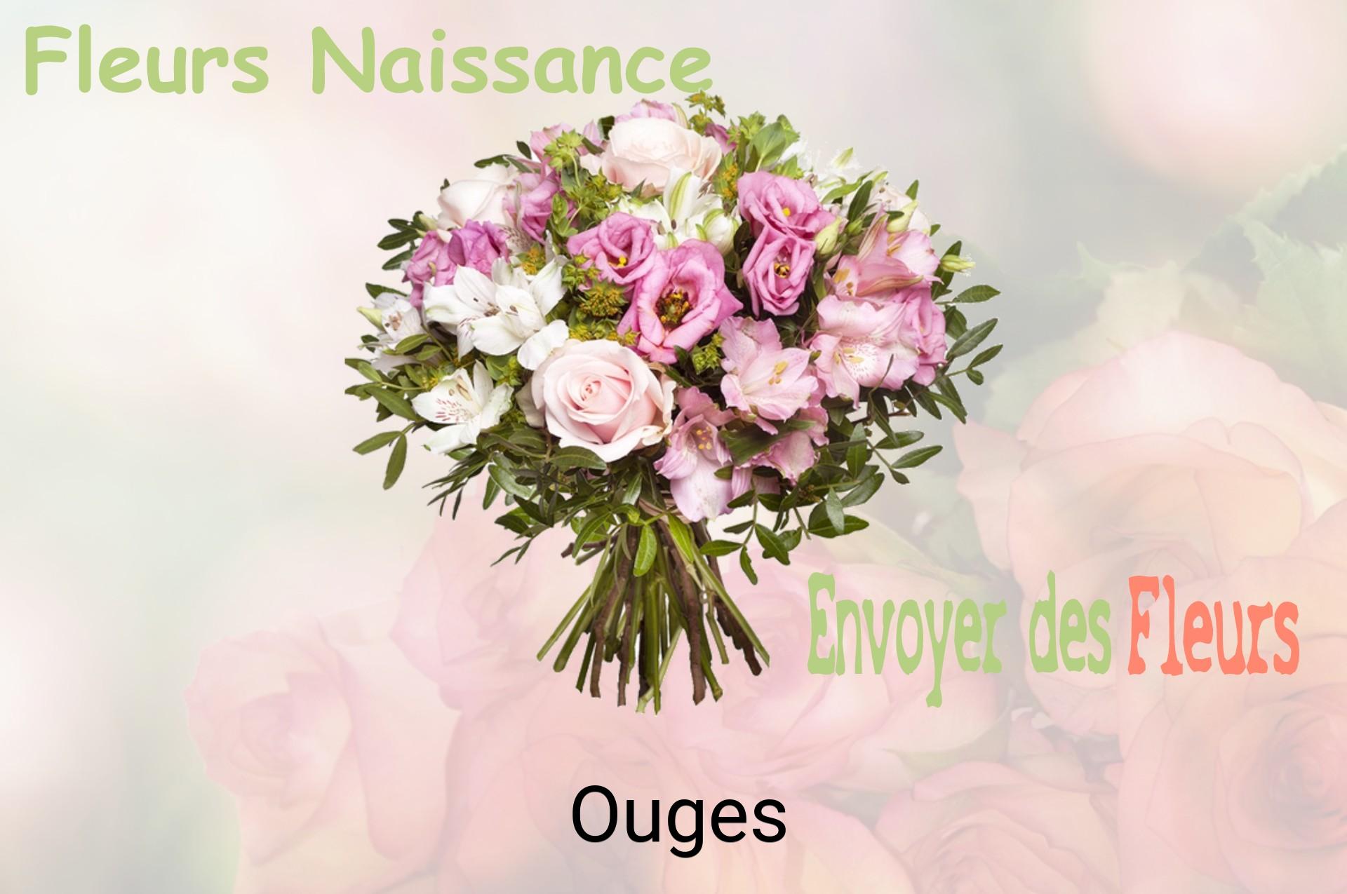 Bouquet de fleurs de naissance livré à Ouges